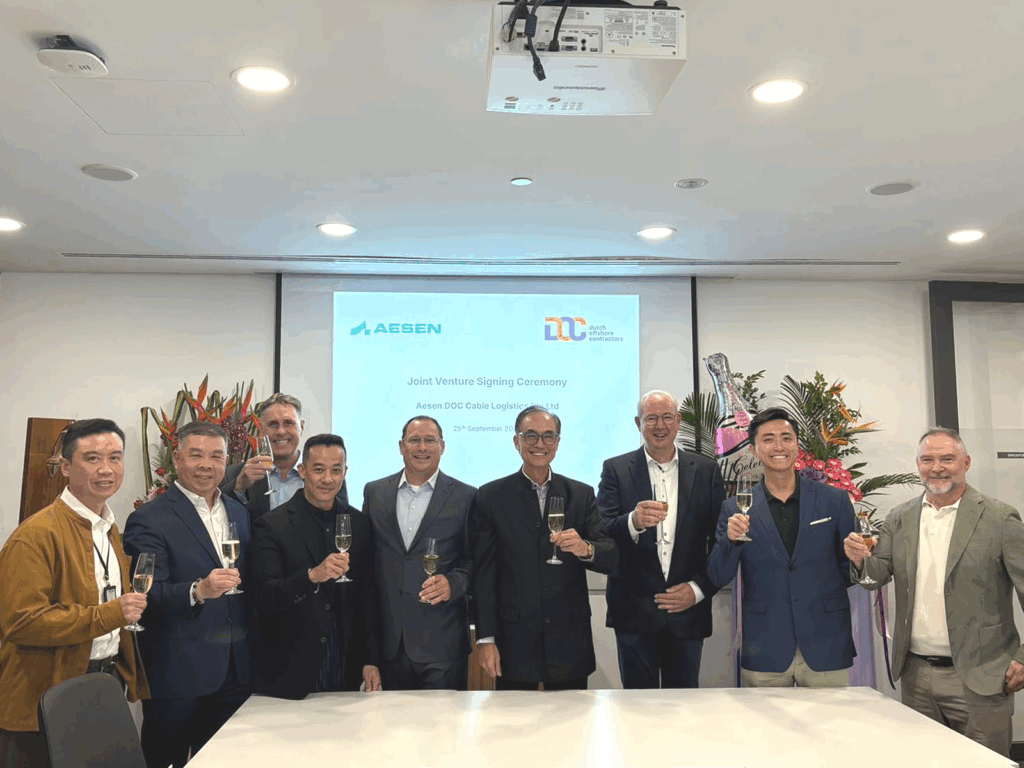 Aesen is collaboration with Dutch offshore contractors